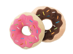 FuzzYard Donuts (2pk) Plush Dog Toys