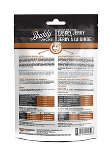 Buddy Jacks™ Gently Air Dried Turkey Jerky Dog Treat 2 oz