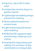 Charger l&#39;image dans la galerie, RC Pets - Primary Web Training Clip Collar - Black
