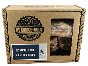 K9 Choice Foods® Kangaroo Tail Frozen Dog Treat