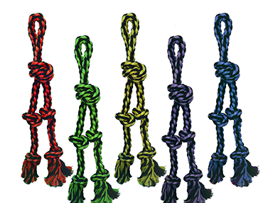 Multipet™ Nuts for Knots™ Rope Tug with 2 Danglers 20