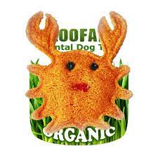 Hip Doggie Loofah Dental Toys - Small Crab