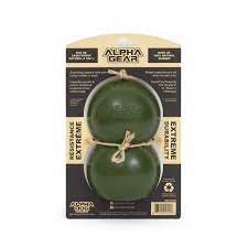 Alpha Gear "Extreme Durability" Green Rubber Dog Toy