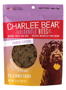 Charlee Bear Bearnola Bites (8oz) Natural Treats for Dogs