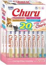 Load image into Gallery viewer, Inaba® Cat Churu® Purées Variety Pack/Pack Variété 280g (20x14g)
