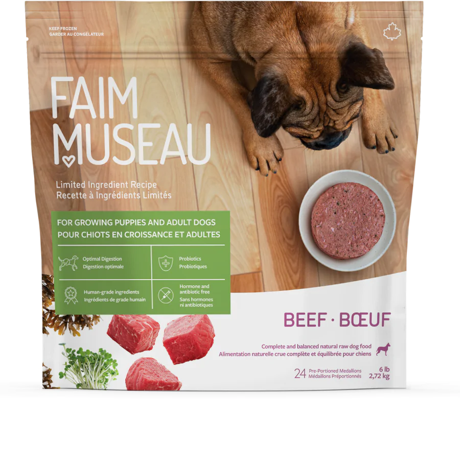 Faim Museau Frozen Raw Diets for Dogs/Aliments crus surgelés pour chiens (6lbs)