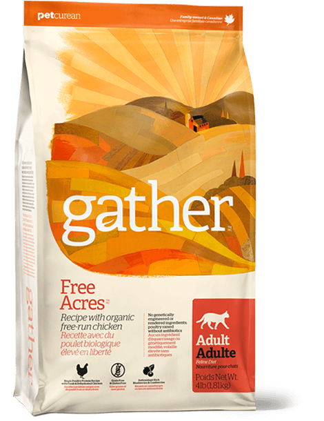 Gather Free Acres Dry Cat Food - 8 LB