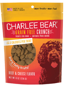 Charlee Bear Grain Free Crunch (8oz) Natural Treats for Dogs