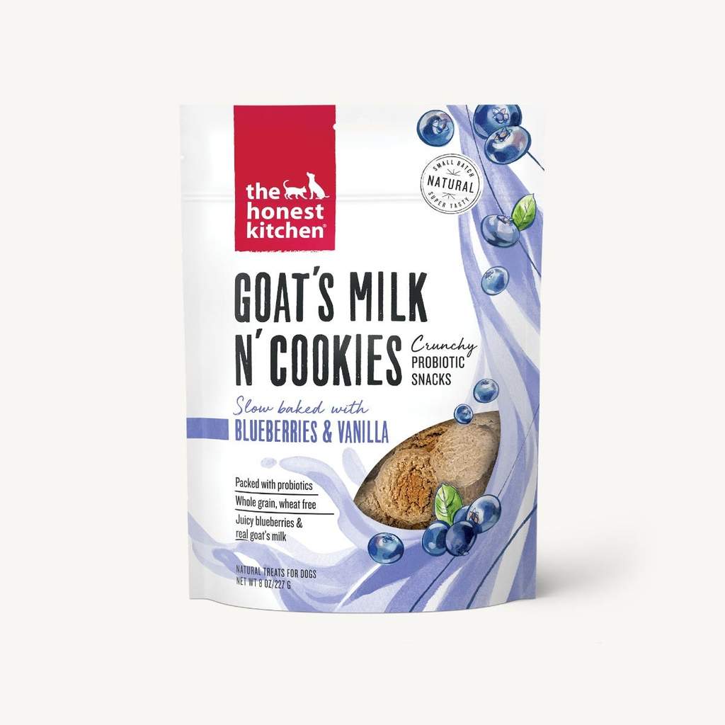 The Honest Kitchen Goat's Milk n' Cookies Crunchy Probiotic Snacks 8oz