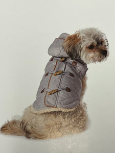 Hotel Doggy - Quilted Hoodie Coat - Alloy