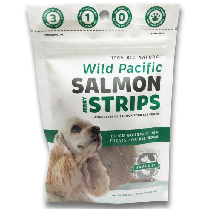 Snack 21 Wild Pacific Salmon Jerky Strips (140g) Value Pack