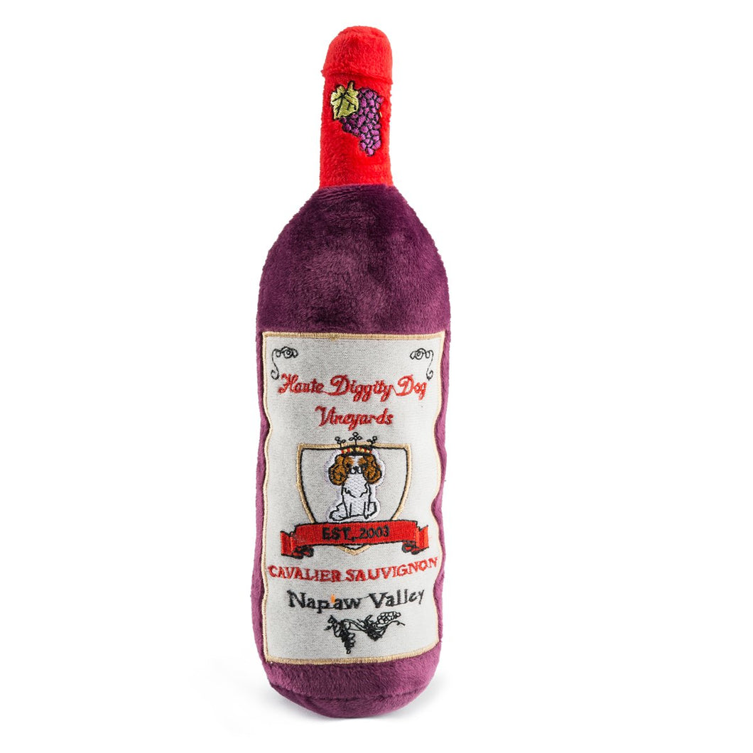 Haute Diggity Dog - Cavalier Sauvignon Wine Bottle