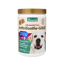 Load image into Gallery viewer, NaturVet Advanced Care ArthriSoothe Gold Tabs &amp; Chews
