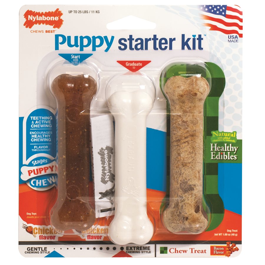 Nylabone Puppy Starter Kit (3pk)